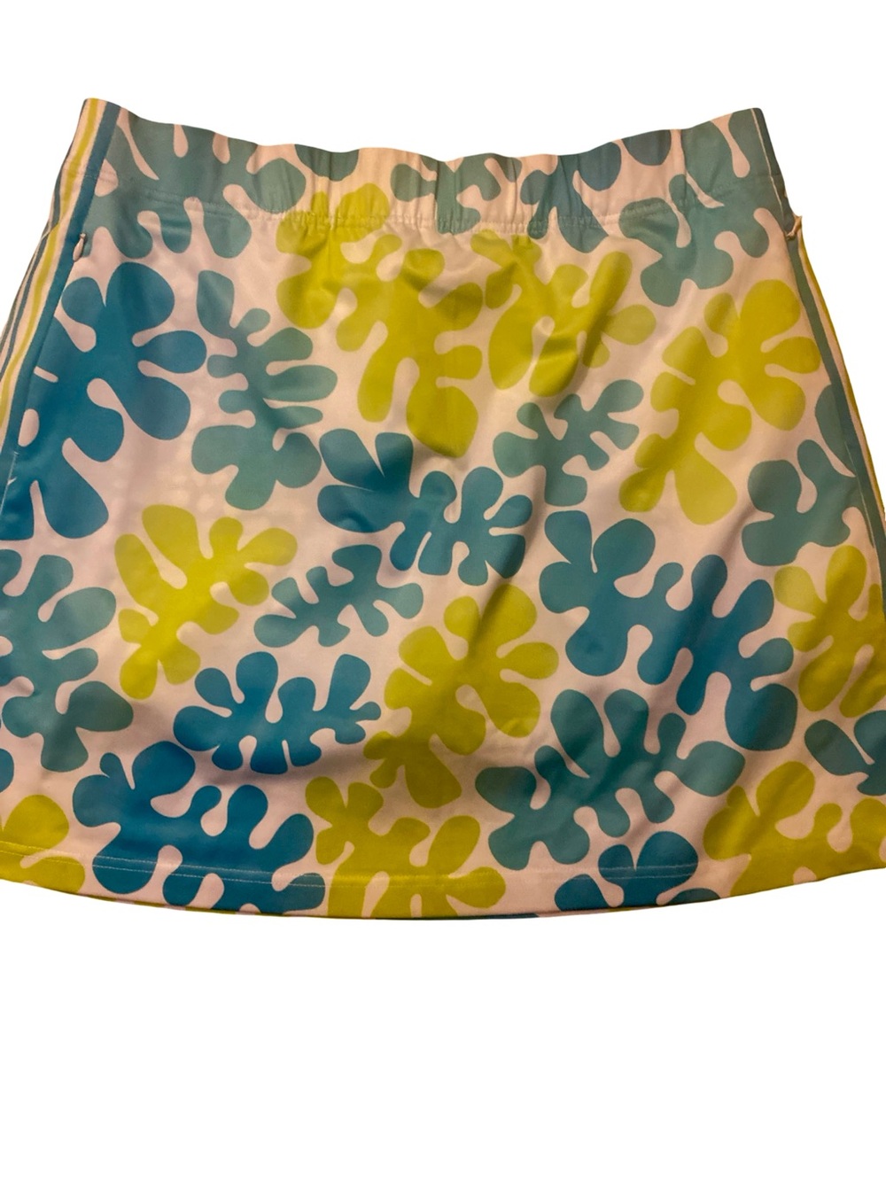 Gretchen Scott Designs Skort in Teal & Lime Print-XL